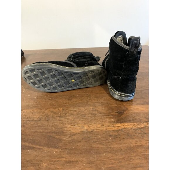 Dr Martens Black Velvet Shoes Women’s 6 thin sole - Picture 4 of 5